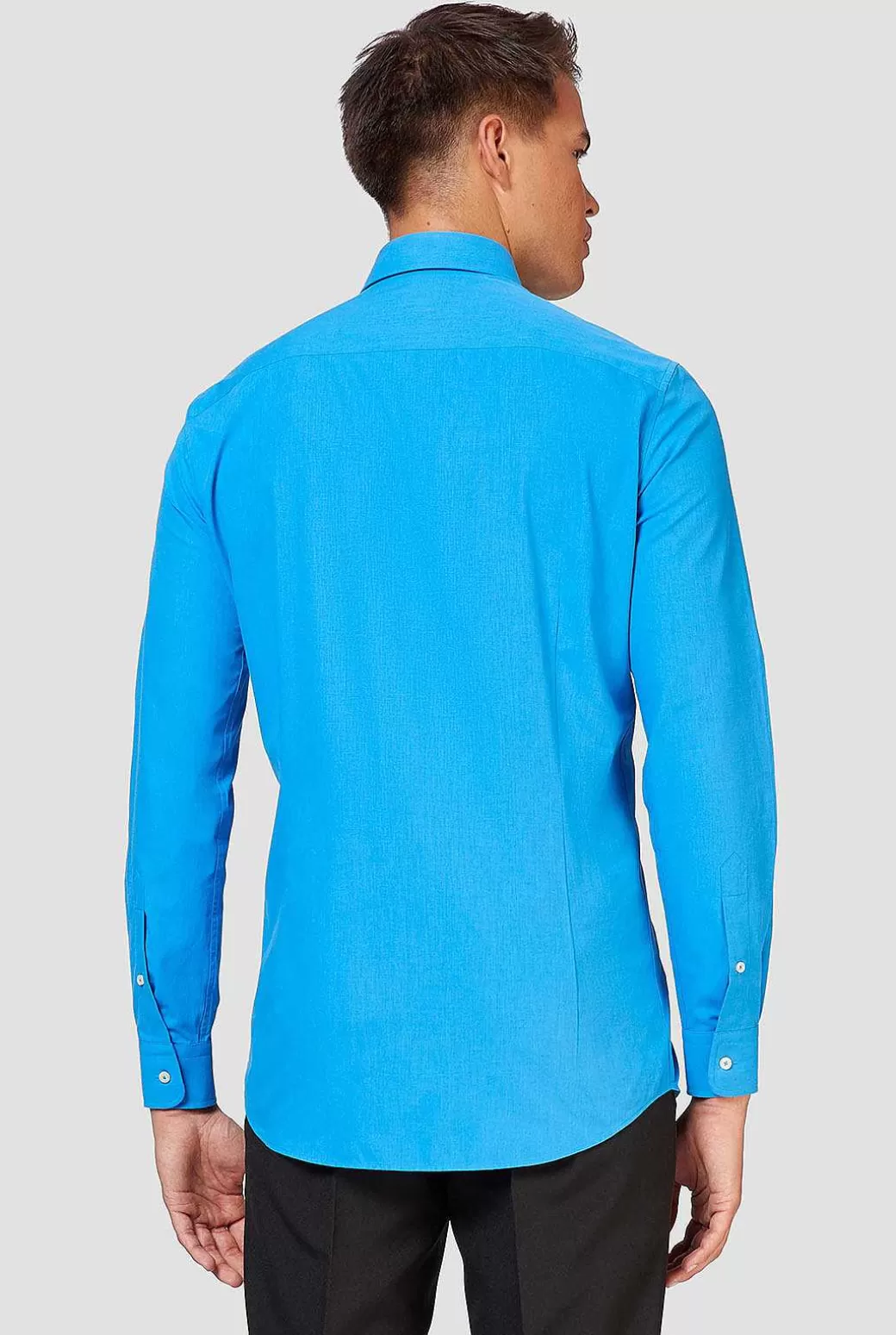OppoSuits Effen Gekleurde Overhemden^Blue Steel