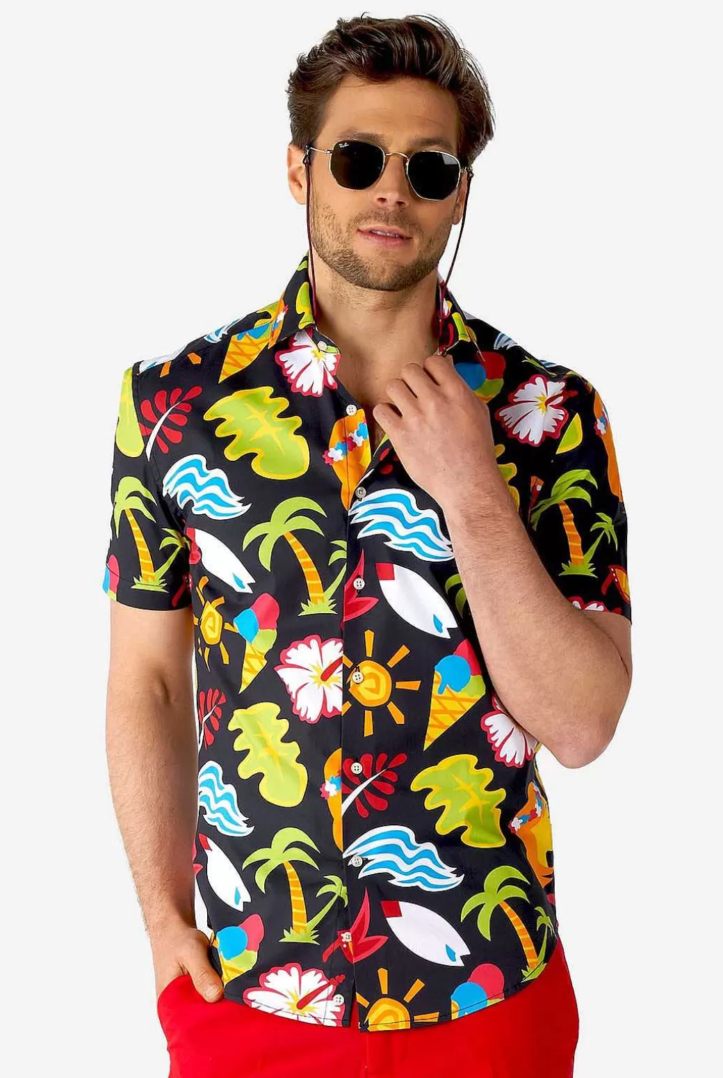 OppoSuits Zomer Overhemden^Tropical Thunder